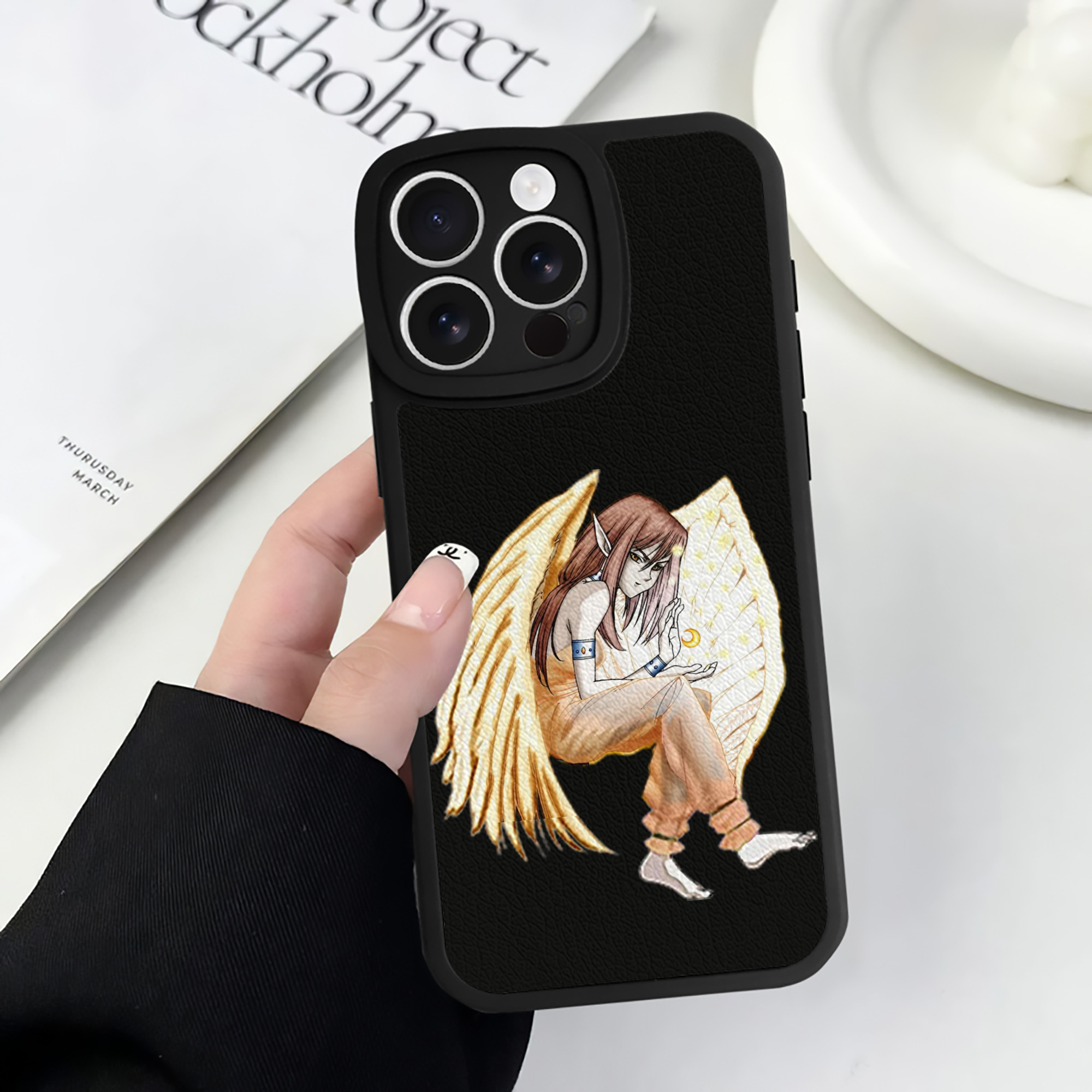 遊☆戯☆王 Yu-Gi-Oh! 【iPhone 16シリーズ対応】シリコンスマホケース（レザー調） 材質：シリコン
